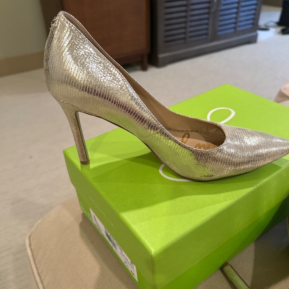 Gold Sam Edelman Hazel pumps - Picture 4 of 5